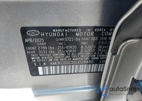 2025 Genesis Gv60 Advanced Awd из США, поврежденный, VIN KMUKCDSC3SU028480